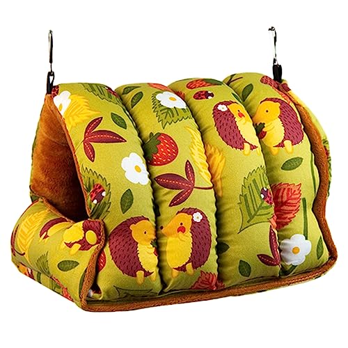 Samthamsterkäfighaus zum Aufhängen, Nest für Papageien, Sittiche, Nymphensittiche, warmes Bett, Hängematte, kleine Vögel, Winterspielzeug, winddicht, kleiner Haustierkäfig, Samt, kleines Samthamsterkäfighaus zum Aufhängen, Nest für Papageien, Sittiche, Nymphensittiche, warmes Bett, Hängematte, kleine Vögel, Winterspielzeug, winddicht, kleiner Haustierkäfig, Samt, kleines von Mllepjdh