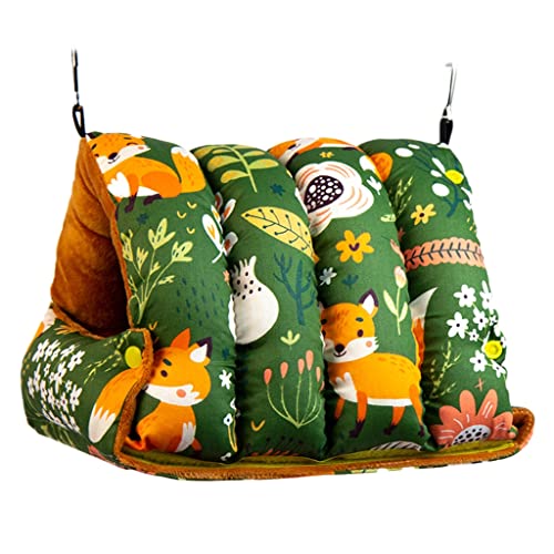 Samthamsterkäfighaus zum Aufhängen, Nest für Papageien, Sittiche, Nymphensittiche, warmes Bett, Hängematte, kleine Vögel, Winterspielzeug, winddicht, kleiner Haustierkäfig, Samt, kleines Samthamsterkäfighaus zum Aufhängen, Nest für Papageien, Sittiche, Nymphensittiche, warmes Bett, Hängematte, kleine Vögel, Winterspielzeug, winddicht, kleiner Haustierkäfig, Samt, kleines von Mllepjdh