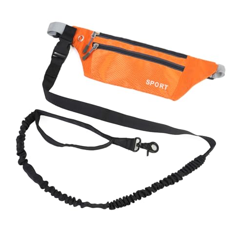 Sport-Hüfttasche, multifunktional, mehrere Taschen und Hundeleine für Outdoor-Aktivitäten, Hundeleinen für große Hunde, orange color Sport-Hüfttasche, multifunktional, mehrere Taschen und Hundeleine für Outdoor-Aktivitäten, Hundeleinen für große Hunde, orange color von Mllepjdh