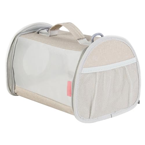 Transparente Haustiertasche mit erweitertem Griff und Netzfenster, für kleine Haustiere, Reisen, Camping, Pakettasche, Haustier-Tragetasche, Tragetasche für kleine Vögel, Rucksäcke Transparente Haustiertasche mit erweitertem Griff und Netzfenster, für kleine Haustiere, Reisen, Camping, Pakettasche, Haustier-Tragetasche, Tragetasche für kleine Vögel, Rucksäcke von Mllepjdh