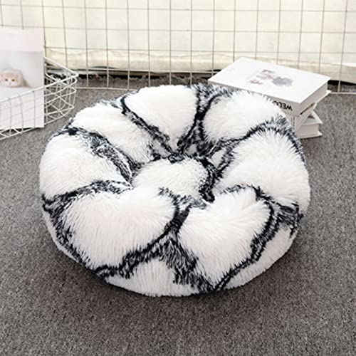 Weiches Plüsch-Haustierbett für Katzen oder kleine Hunde, rundes Bett, selbstwärmend, Herbst, Winter, Innenschlaf, rutschfeste Unterseite, 40 cm Weiches Plüsch-Haustierbett für Katzen oder kleine Hunde, rundes Bett, selbstwärmend, Herbst, Winter, Innenschlaf, rutschfeste Unterseite, 40 cm von Mllepjdh