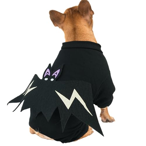 Mlllokfki Halloween- -Kostüm für Hunde, Fledermausflügel-Kostüm für Hund,Im Dunkeln leuchtende Halloween-Haustierbekleidung - Süßes, atmungsaktives Welpen-Katzenkostüm für Katzen Mlllokfki Halloween- -Kostüm für Hunde, Fledermausflügel-Kostüm für Hund,Im Dunkeln leuchtende Halloween-Haustierbekleidung - Süßes, atmungsaktives Welpen-Katzenkostüm für Katzen von Mlllokfki