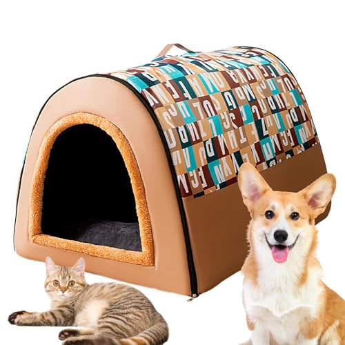Mlllokfki Komfortable Dog Sleeping Mat, Soft Dog House for Pets, Portable Pet Sleeping Nest, Stylish Dog Cave Bed, Cozy Kennel for Cats and Dogs, Large Dog Sleeping Mat, Medium Dog House Indoor, Mlllokfki Komfortable Dog Sleeping Mat, Soft Dog House for Pets, Portable Pet Sleeping Nest, Stylish Dog Cave Bed, Cozy Kennel for Cats and Dogs, Large Dog Sleeping Mat, Medium Dog House Indoor, von Mlllokfki
