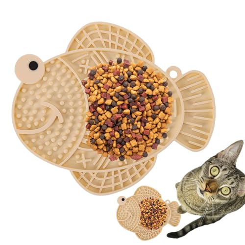Mlllokfki Leckmatte für Katzen, Leckmatte für Katzen - Leckmatte aus Silikon für Welpen, Anreicherung Spielzeug für Welpen, Leckkissen für Hunde mit Saugnapf für kleine Hunde u Mlllokfki Leckmatte für Katzen, Leckmatte für Katzen - Leckmatte aus Silikon für Welpen, Anreicherung Spielzeug für Welpen, Leckkissen für Hunde mit Saugnapf für kleine Hunde u von Mlllokfki