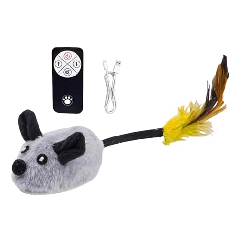 Mlllokfki Remote Control Cat Toys | Squeaky Mice That Move Automatically | Stimulate Your Cat's Hunting Instincts | Fun Interactive Toy for Indoor Feline Playtime Mlllokfki Remote Control Cat Toys | Squeaky Mice That Move Automatically | Stimulate Your Cat's Hunting Instincts | Fun Interactive Toy for Indoor Feline Playtime von Mlllokfki