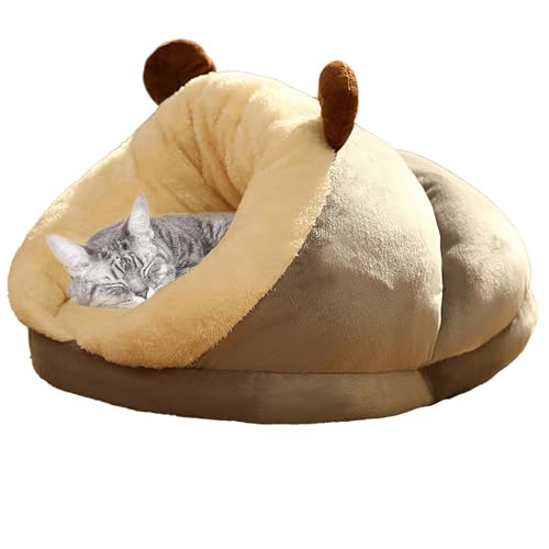 Mlllokfki Thickened Pet Sleeping Bag für Katzen | Warmes Katzenhaus und Höhle | perfekt für kleine Hunde und Katzen | weich, kuschelig, schlaffe Lösung für den Winter Mlllokfki Thickened Pet Sleeping Bag für Katzen | Warmes Katzenhaus und Höhle | perfekt für kleine Hunde und Katzen | weich, kuschelig, schlaffe Lösung für den Winter von Mlllokfki