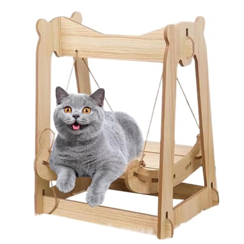 Pet Hammock Swing, Cozy Cat Bed, Hammock for Cats, Wooden Pet Bed, Cat Swing Hammock, Cat Resting Bed, Cat Couch for Kittens, Small Pet Bed, Comfortable Cat Hammock Pet Hammock Swing, Cozy Cat Bed, Hammock for Cats, Wooden Pet Bed, Cat Swing Hammock, Cat Resting Bed, Cat Couch for Kittens, Small Pet Bed, Comfortable Cat Hammock von Mlllokfki