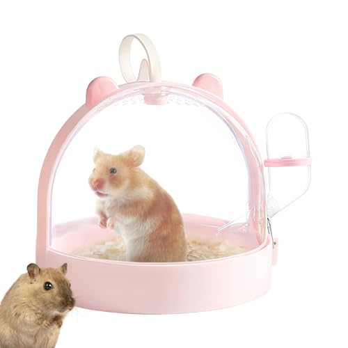 Small Animal Carrier Cage with Water Bottle | Ventilated Portable Hamster Cage for Dwarf Hamsters and Gerbils | Perfect for Outdoor Adventures and Travel von Mlllokfki