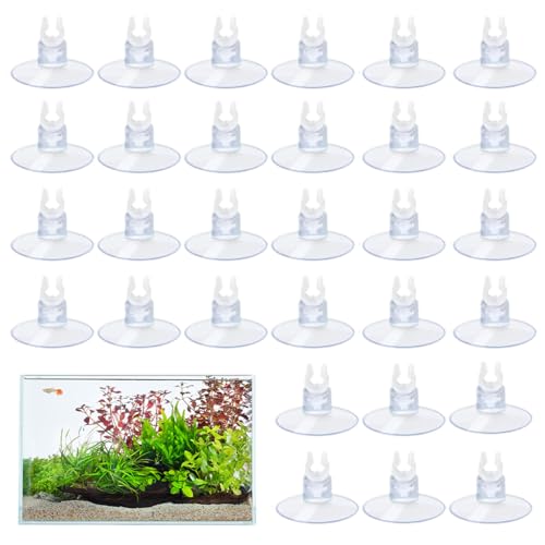 30 Stück Saugnapf Aquarium,Co2 Schlauch Aquarium,Clips Saugnäpfe für Aquarium-Fisch,Transparent Schlauchhalterung Tube Halter Zubehör,Saugnäpfe Glasschlauch Luftverkehrslinie Schlauchhalter (5*30MM) 30 Stück Saugnapf Aquarium,Co2 Schlauch Aquarium,Clips Saugnäpfe für Aquarium-Fisch,Transparent Schlauchhalterung Tube Halter Zubehör,Saugnäpfe Glasschlauch Luftverkehrslinie Schlauchhalter (5*30MM) von MniimaLuxe
