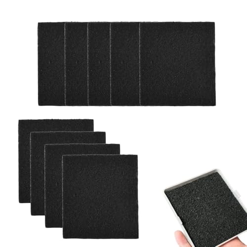 9 Stück Aktivkohlefilter Matte,Kohlefilter,Aktivkohlefilter Katzenklo Filter,Carbon Filter,Aktivkohle Katzenklo,Schwammfilter,Katzentoilette,Geruchsfilter,Filtermatte Kohlefilter fur Katzensandbecken von MniimaLuxe