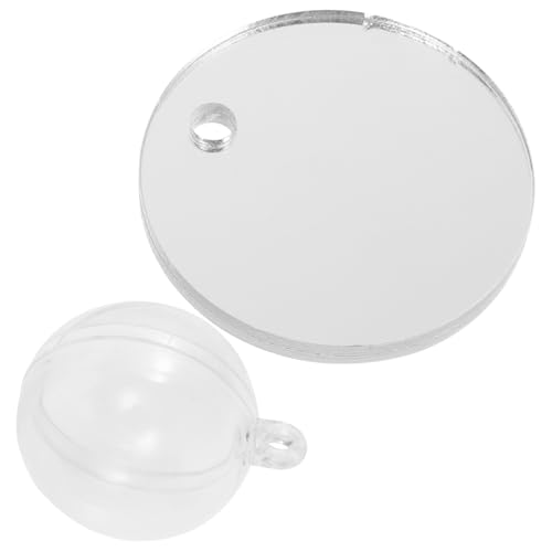 Mobestech Schwimmender Betta Trainingsspiegel Doppelseitiger Aquariumspiegel Mit Schwimmendem Ball Dekoration Für Betta-Fische Sicheres Material Geeignet Für Süßwasser von Mobestech
