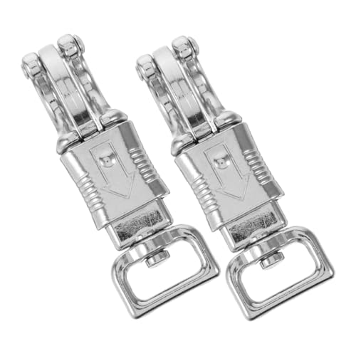 Mobestech 2stücke Metallhaken Mit Karabinerhaken Und Clip Für Seilverbinder Haken Für Pferdeausrüstung Und Outdoor-aktivitäten Drehbare Karabinerhaken Aus Metall Mobestech 2stücke Metallhaken Mit Karabinerhaken Und Clip Für Seilverbinder Haken Für Pferdeausrüstung Und Outdoor-aktivitäten Drehbare Karabinerhaken Aus Metall von Mobestech