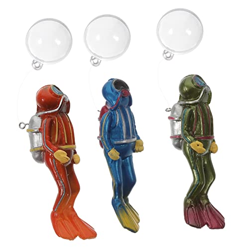 Mobestech 3stücke Aquarium Taucher Dekoration Aus Harz Für Aquarien Szene Ornament Für Fische Lebensumfeld Mobestech 3stücke Aquarium Taucher Dekoration Aus Harz Für Aquarien Szene Ornament Für Fische Lebensumfeld von Mobestech