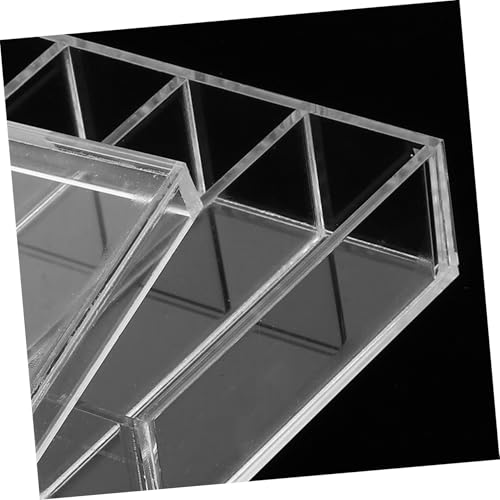 Mobestech Acryl Inkubationsbox mit Deckel Transparente Petrischale Fach Fischisolationsbehälter für Laborzucht Brut Feuchtigkeitsbewahrung und Beobachtung von Mobestech