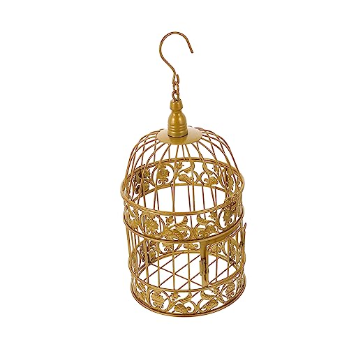 Mobestech Dekorieren Sie den Vogelkäfig Dekoration Golddekor Vogelkäfige Hochzeitsversorgung Vogelkäfig- Vogelkäfer Vintage Hochzeitsdeko dekorativer Vogel Eisen Golden Mobestech Dekorieren Sie den Vogelkäfig Dekoration Golddekor Vogelkäfige Hochzeitsversorgung Vogelkäfig- Vogelkäfer Vintage Hochzeitsdeko dekorativer Vogel Eisen Golden von Mobestech