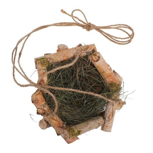 Mobestech Vogelnest Anhänger Aus Holz Heimdekoration Vogelnest Material Kolibri Nest Gewebte Vogelnester Vogelnest Vogelhäuser Für Draußen Dekoratives Kolibri Vogelhaus von Mobestech