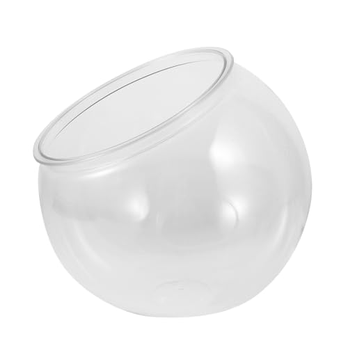 Mobestech durchsichtiges Fischglas aus Kunststoff Beta-Aquarium Kleiner Fischtank Terrarienschale Hydroponik-Pflanzgefäß aus Kunststoff Aquarienschale Plastik Transparent Mobestech durchsichtiges Fischglas aus Kunststoff Beta-Aquarium Kleiner Fischtank Terrarienschale Hydroponik-Pflanzgefäß aus Kunststoff Aquarienschale Plastik Transparent von Mobestech
