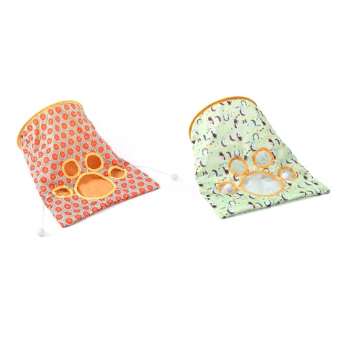 Crinkle Cats Tunnel Rascheln Kleine Haustier Hideaways PlayTube Aktivität Spielzeugkatzen Unterhalten Indoor Spielerischer Selbstnecke Spielzeug Haustier Hideaways von Mocoocouture