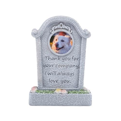 Eternalize Ruhende Haustier Grabsteine ​​Harz Haustier Denkmäler Grabstein Katzen Hund Eingravierter Grabsteine ​​für Tierische Erinnerungen Haustier Monumente von Mocoocouture