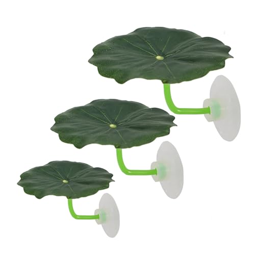 Mocoocouture 3pcs Fishtank Saugbecherblätter Natürliches Ruhendes Bett Laichpolster Für Fische Easy Installation Aquarium Unterwasser Dekore Dekore Aquariumblatt Fisch Ruhebad von Mocoocouture