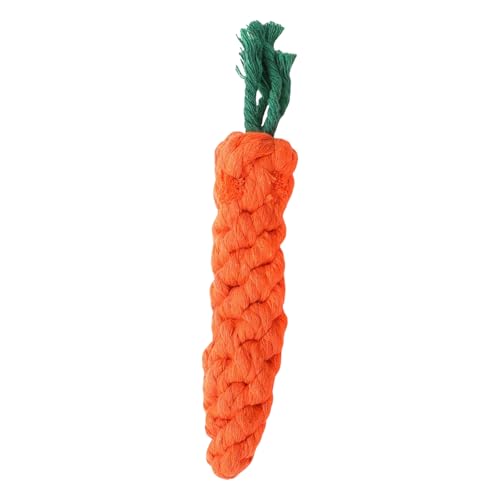 Mocoocouture Realistische Karottenentwicklung Designs Baumwollseile Spielzeug Benutzerfreundlicher Baumwollseil Karottenform Haustier Spielzeug Perfekt Zum Kauen Und Spielen von Mocoocouture