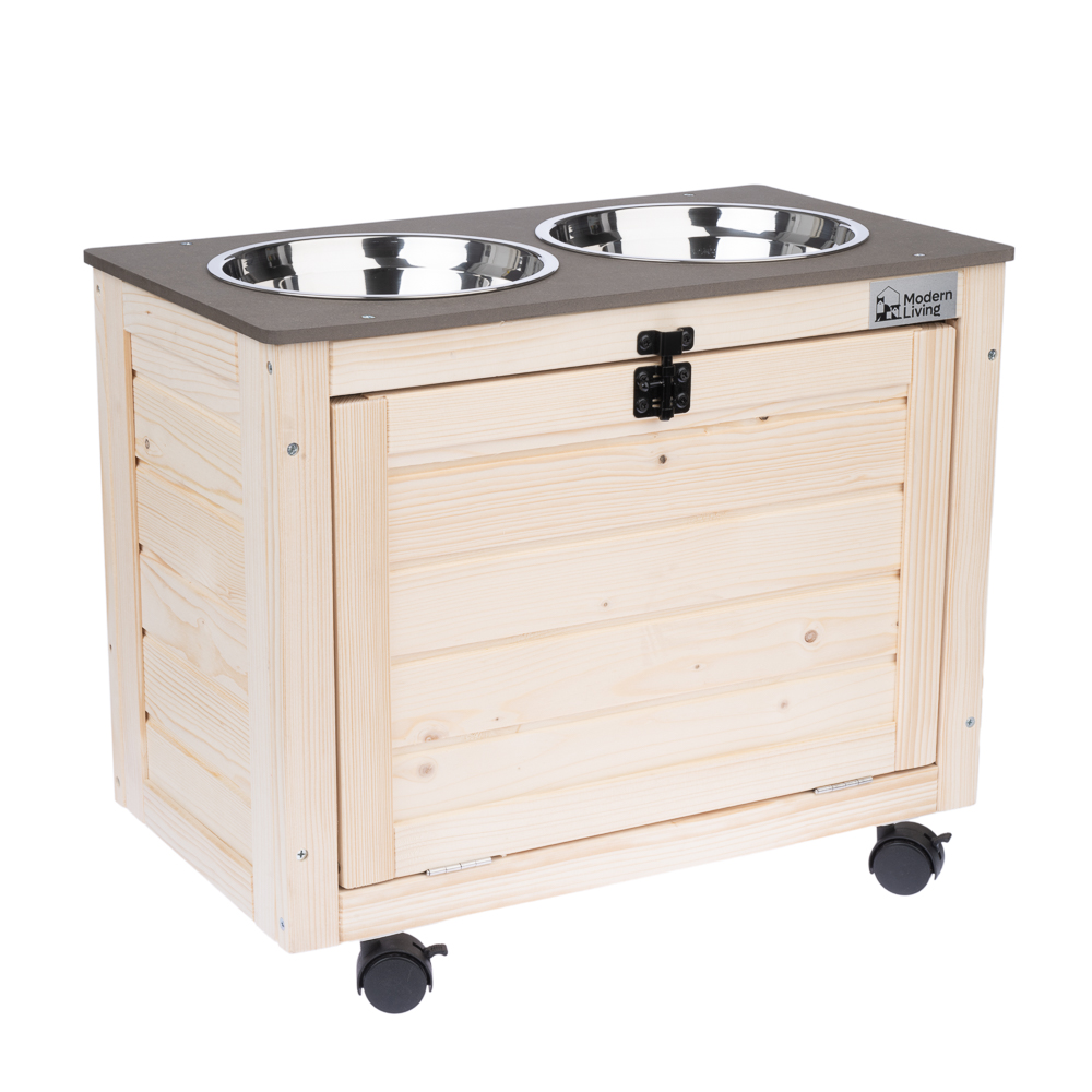 Modern Living Aufbewahrungsbox mit Näpfen Inari - L 53 x B 30 x H 43,5 cm Modern Living Aufbewahrungsbox mit Näpfen Inari - L 53 x B 30 x H 43,5 cm von Modern Living