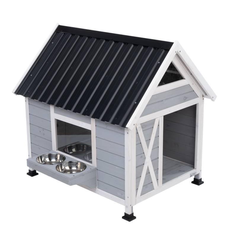 Modern Living Outdoor-Hundehütte Belmont - ca. L 101 x B 92 x H 95,5 cm von Modern Living