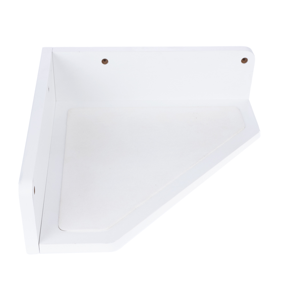 Modern Living San Francisco Kratzmöbel zur Wandmontage - Eckbett, weiß von Modern Living