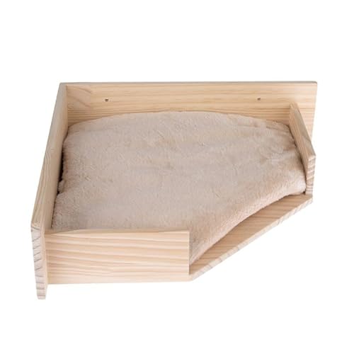 Modern Living - Wandliegebett Serra | Katzenbett zur Wandmontage in Ecken | mit weichem & maschinenwaschbarem Liegekissen | 44x44x12 cm von Modern Living