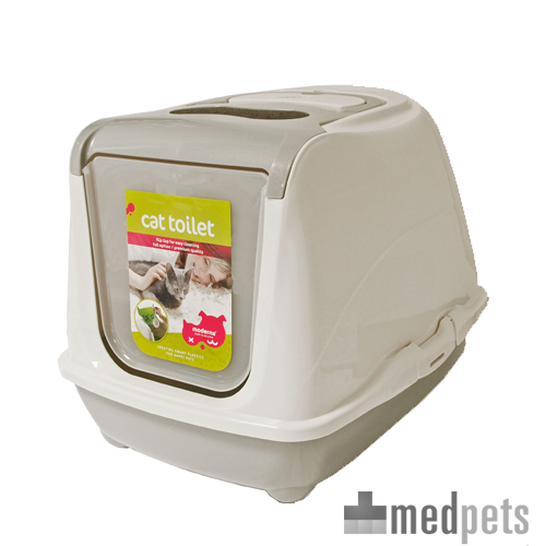 Katzentoilette Flip Cat - Grau - Jumbo von Moderna Products