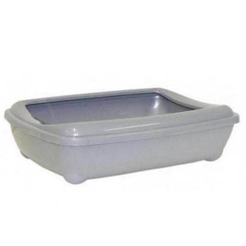Moderna-C222-026 Arist-o-Tray Jumbo Katzentoilette mit Rand - Speckled GRAU von Moderna
