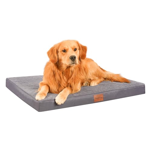 MoeQOassis Großes Hundebett für große Hunde und extra große Hunde – orthopädisches, wasserdichtes Hundebett mit abnehmbarem, waschbarem Bezug, Schaumstoff-Haustierbettmatte, Größe L (89,9 x 55,9 x 7,6 MoeQOassis Großes Hundebett für große Hunde und extra große Hunde – orthopädisches, wasserdichtes Hundebett mit abnehmbarem, waschbarem Bezug, Schaumstoff-Haustierbettmatte, Größe L (89,9 x 55,9 x 7,6 von MoeQOassis