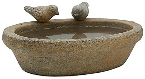 Vogeltränke Vogel Bad Tränke Futterstelle Vogelbecken Garten Terrasse Balkon Bienen - Keramik - 27x20cm Vogeltränke Vogel Bad Tränke Futterstelle Vogelbecken Garten Terrasse Balkon Bienen - Keramik - 27x20cm von Möbelbörse
