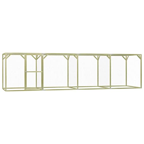 Mogou Hühnerkäfig, Freilaufgehege Hühner, Hühnergehege, Hühnerstall, Gehege Hühner, Chicken Coop, Huhnerstallauslauf, 1,5x6x1,5 m Imprägniertes Kiefernholz Mogou Hühnerkäfig, Freilaufgehege Hühner, Hühnergehege, Hühnerstall, Gehege Hühner, Chicken Coop, Huhnerstallauslauf, 1,5x6x1,5 m Imprägniertes Kiefernholz von Mogou