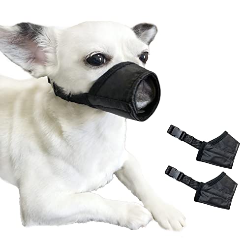 MoiiLavin Maulkorb für Hunde, Größe XS, weiches Air-Mesh für kleine Hunde mit langer Schnauze, schnelle Passform für die Fellpflege, verstellbar, verhindert Beißen, Bellen und Kauen, weicher Maulkorb MoiiLavin Maulkorb für Hunde, Größe XS, weiches Air-Mesh für kleine Hunde mit langer Schnauze, schnelle Passform für die Fellpflege, verstellbar, verhindert Beißen, Bellen und Kauen, weicher Maulkorb von MoiiLavin
