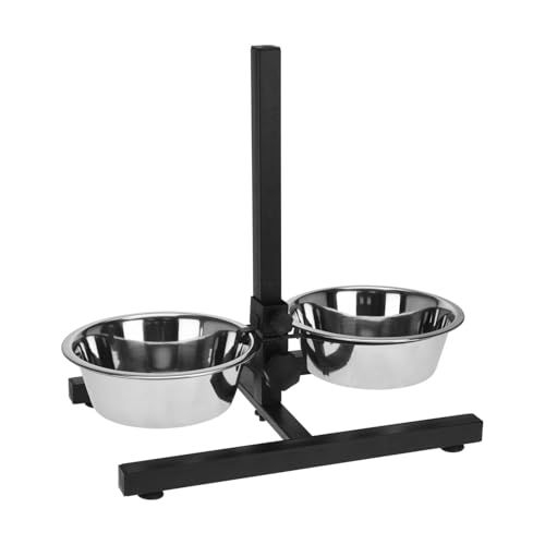 Mojawo Fressnapf Hundenapf Futternapf Ø 19cm Höhenverstellbar Edelstahl Tiernahrung Spülmaschinenfest Mojawo Fressnapf Hundenapf Futternapf Ø 19cm Höhenverstellbar Edelstahl Tiernahrung Spülmaschinenfest von Mojawo