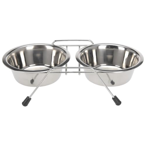 Mojawo Fressnapf Hundenapf Katzennapf Futternapf Ø16cm Höhenverstellbar Edelstahl Tiernahrung Spülmaschinenfest Mojawo Fressnapf Hundenapf Katzennapf Futternapf Ø16cm Höhenverstellbar Edelstahl Tiernahrung Spülmaschinenfest von Mojawo