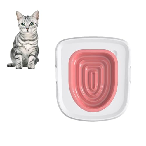 Katzentoiletten-Trainingsset, universeller wiederverwendbarer Katzentoilettentrainer, Katzentoiletten-Trainingssystem, trainieren Sie Ihre Katze, um die Toilette zu benutzen, von Mokernali