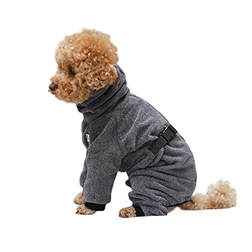 Moki Bär Hundebademantel mit Beinen für Zwergpudel I Dunkelgrau Moki Bär Hundebademantel mit Beinen für Zwergpudel I Dunkelgrau von Moki Bär