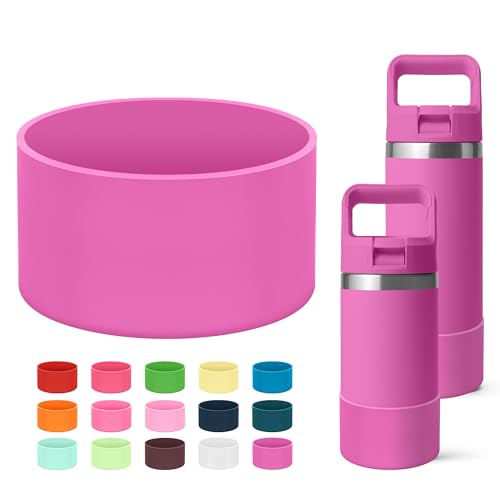 Mokoart Yeti Rambler Silikonstiefel, kompatibel mit Yeti Kinder-Wasserflasche, 340 ml und Rambler-Flasche, 530 ml Flasche, rutschfeste Hülse, Bodenschutz, Zubehör für Yeti Rambler 340 ml von Mokoart