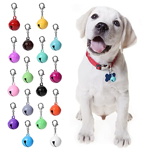 16 Stück Katzenhundehalsband Glocken, Jingle Bell für Katzenhalsband, Hundehalsband Charms,Bunte Haustier Kleine Glocken mit Verschlüssen,Haustierhalsband Zubehör,Festival Party DIY Basteln Dekoration 16 Stück Katzenhundehalsband Glocken, Jingle Bell für Katzenhalsband, Hundehalsband Charms,Bunte Haustier Kleine Glocken mit Verschlüssen,Haustierhalsband Zubehör,Festival Party DIY Basteln Dekoration von Molain