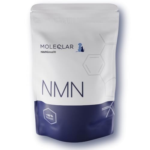 MoleQlar NMN - hochreines Nicotinamid Mononukleotid Pulver von Uthever - über 99% zertifizierte Reinheit - laborgeprüft in Deutschland - Einzelfuttermittel (100g) von MoleQlar