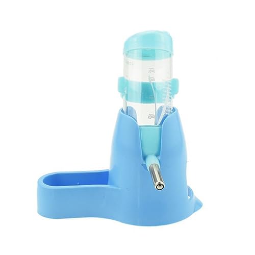 Moligin Trinken Fountainhamster Wasserflasche Automatische Feeder Wasserfutterspender für kleine Tiere Meerschweinchen Ratte Kaninchen Zwerg Rennmingblau Blau von Moligin