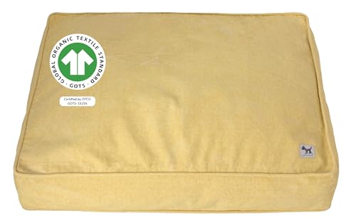 Molly Mutt Elysium Hundebett-Bettbezug, GOTS-zertifiziert, 100 % Baumwoll-Leinen-Bezug für Hunde-, Welpen- oder Katzenbett, langlebig, waschbar und frei von schädlichen Chemikalien, riesig, 91,4 x Molly Mutt Elysium Hundebett-Bettbezug, GOTS-zertifiziert, 100 % Baumwoll-Leinen-Bezug für Hunde-, Welpen- oder Katzenbett, langlebig, waschbar und frei von schädlichen Chemikalien, riesig, 91,4 x von Molly Mutt