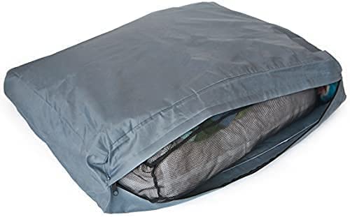 Molly Mutt Wasserabweisende Hundebetteinlage, Polyester-Betteinlage für Hunde, leicht zu reinigen, grau, klein, 55,9 x 68,6 x 12,1 cm von Molly Mutt