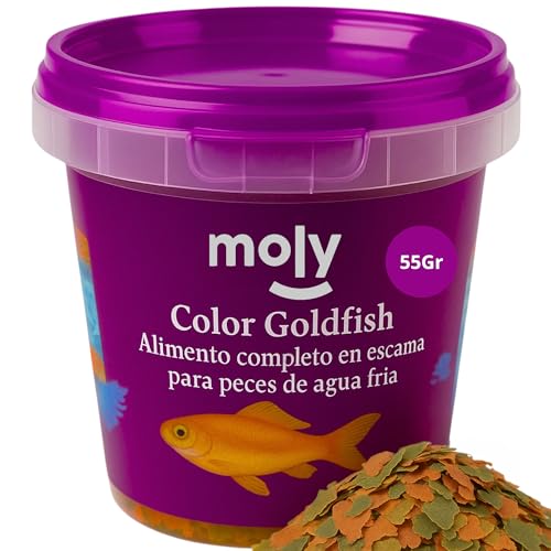 MOLY MOLY Goldfish Fischfutter für Aquarien, 55 g von Moly