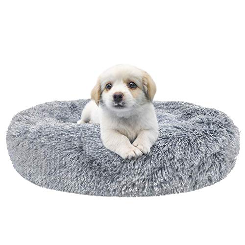 Hundebett aus weichem Plüsch, waschbar, für kleine, mittelgroße und große Hunde, warm, beruhigendes Bett für Haustiere von Monba