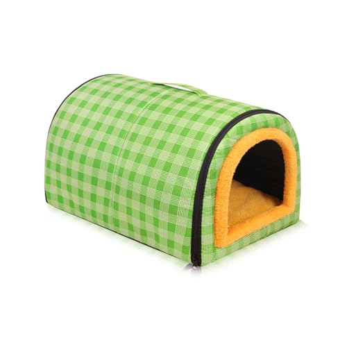 Monbaer 2-in-1-Hundehaus, Katzen-Iglu, faltbares Hundezelt, Bett mit weichem, abnehmbarem Kissen, wasserdicht, beruhigendes Nest, Anti-Angst, warm, gemütlich, Welpenschlafsack (L: 70 x 55 x 45 cm, Monbaer 2-in-1-Hundehaus, Katzen-Iglu, faltbares Hundezelt, Bett mit weichem, abnehmbarem Kissen, wasserdicht, beruhigendes Nest, Anti-Angst, warm, gemütlich, Welpenschlafsack (L: 70 x 55 x 45 cm, von Monbaer