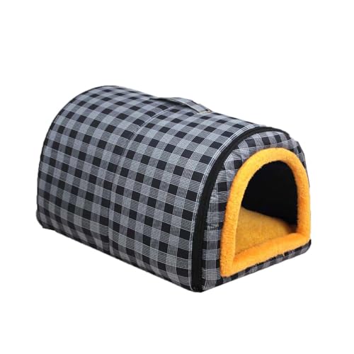 Monbaer 2-in-1-Hundehaus, Katzen-Iglu, faltbares Hundezelt, Bett mit weichem, abnehmbarem Kissen, wasserdicht, beruhigendes Nest, Anti-Angst, warm, gemütlich, Welpenschlafsack (S: 45 x 32 x 35 cm, Monbaer 2-in-1-Hundehaus, Katzen-Iglu, faltbares Hundezelt, Bett mit weichem, abnehmbarem Kissen, wasserdicht, beruhigendes Nest, Anti-Angst, warm, gemütlich, Welpenschlafsack (S: 45 x 32 x 35 cm, von Monbaer
