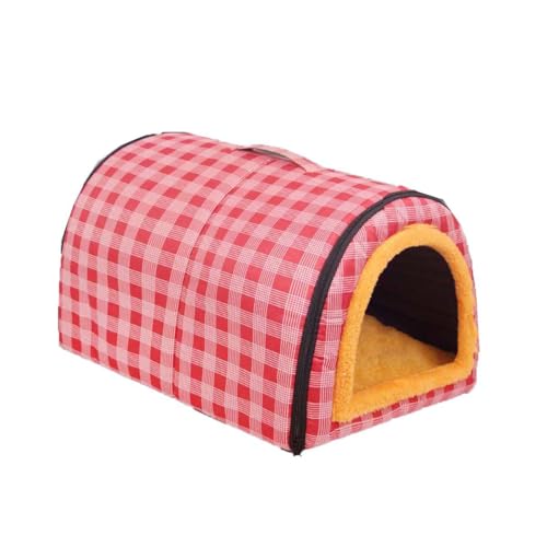 Monbaer 2-in-1-Hundehütte, Katzen-Iglu, faltbares Hundezelt, Bett mit weichem, abnehmbarem Kissen, wasserdicht, beruhigendes Nest, Anti-Angst, warm, gemütlich, Welpenschlafsack (M: 60 x 43 x 40 cm, Monbaer 2-in-1-Hundehütte, Katzen-Iglu, faltbares Hundezelt, Bett mit weichem, abnehmbarem Kissen, wasserdicht, beruhigendes Nest, Anti-Angst, warm, gemütlich, Welpenschlafsack (M: 60 x 43 x 40 cm, von Monbaer